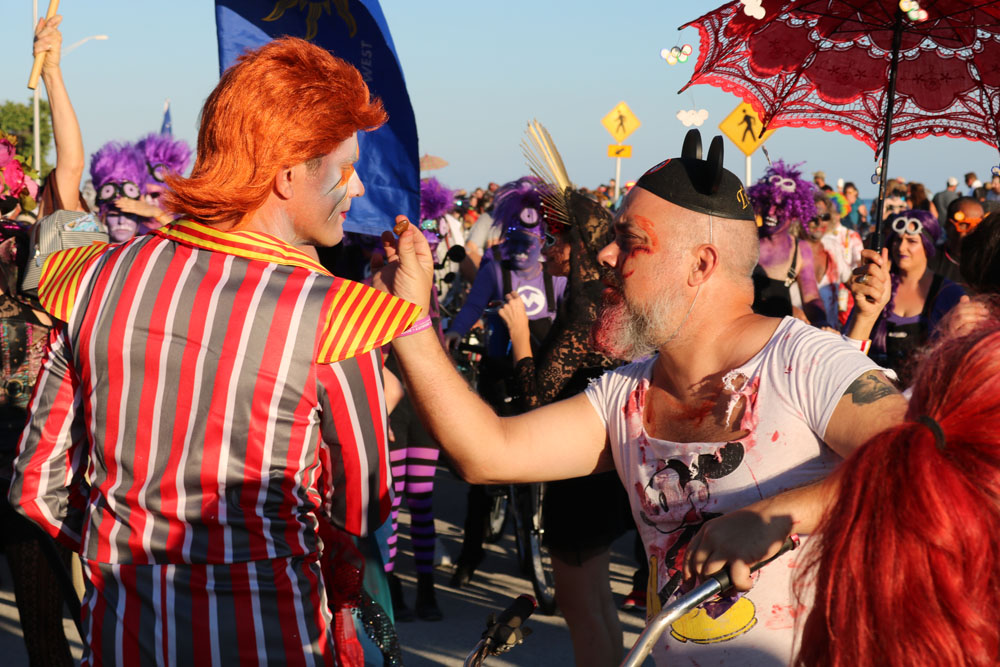 Zombie Bike Ride 2018 photo - Duval Street, Key West